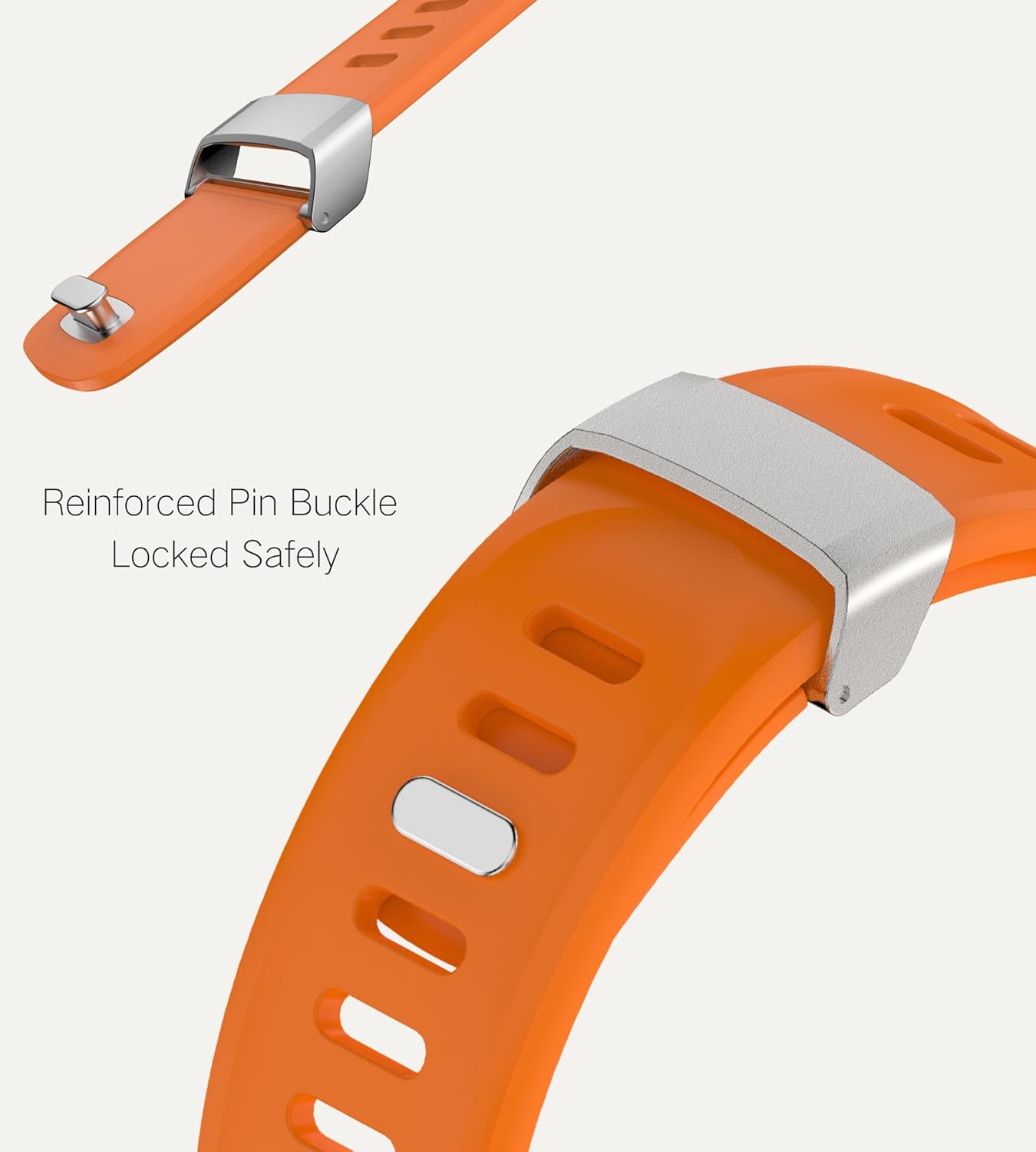 Sport Band for Apple Watch Ultra 3/2/1 49mm,S11/S10 46mm,9/8/7 45mm,SE3/SE2/SE/6/5/4 44mm,Soft Breathable Silicone Sports Watch Strap for Men