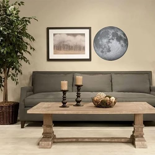 Miniatura 8 de TOPINCN Rompecabezas de 1000 piezas para adultos, diseño de luna espacial, rompecabezas redondo para mejorar la coordinación, rompecabezas de