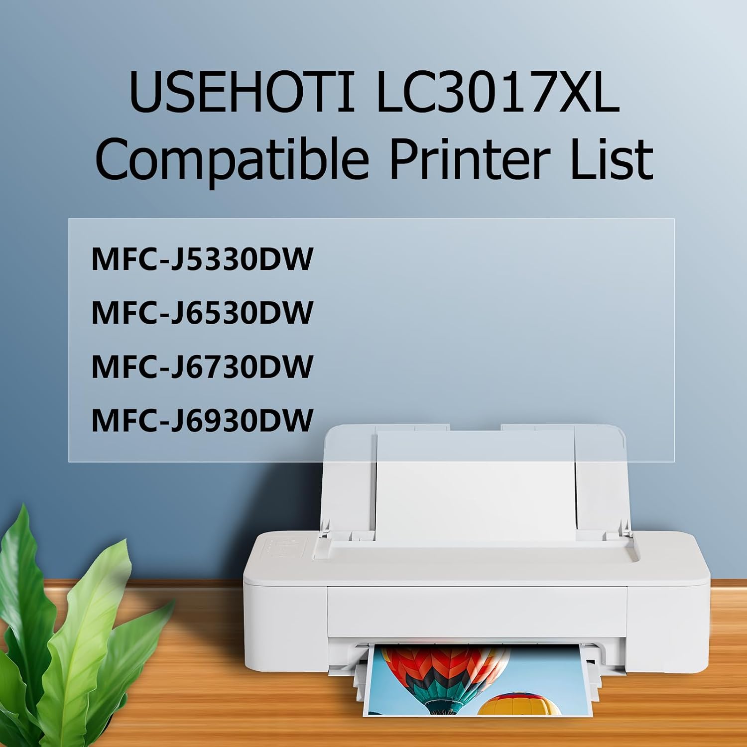 LC3017XL Compatible for Brother LC3017 Ink Cartridges, Works with Brother MFC-J5330DW, MFC-J6530DW, MFC-J6730DW,MFC-J6930DW Printers (Black, Cyan, Magenta, Yellow, 4-Pack High Yield)