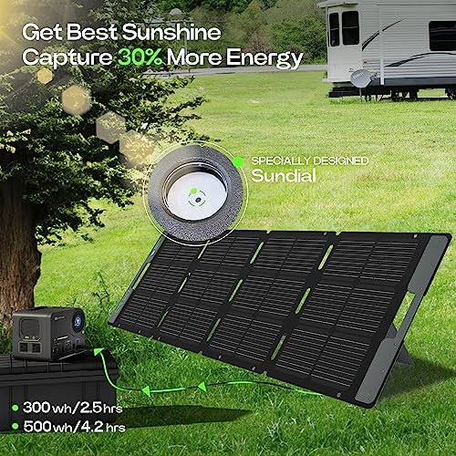 Acacia SP1-23 120W Portable Solar Panel For 300/500/1000/1500W Power Station, Foldable Solar Charger thumb #6