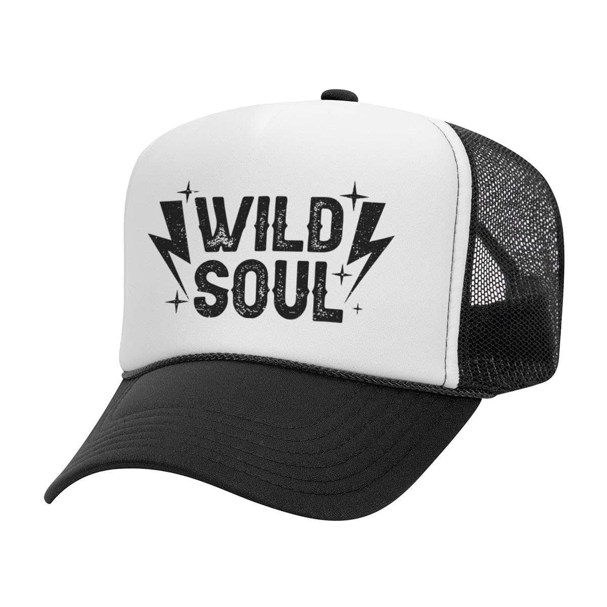 Wild Soul Foam Trucker Cap Adjustable Mesh Back Hat
