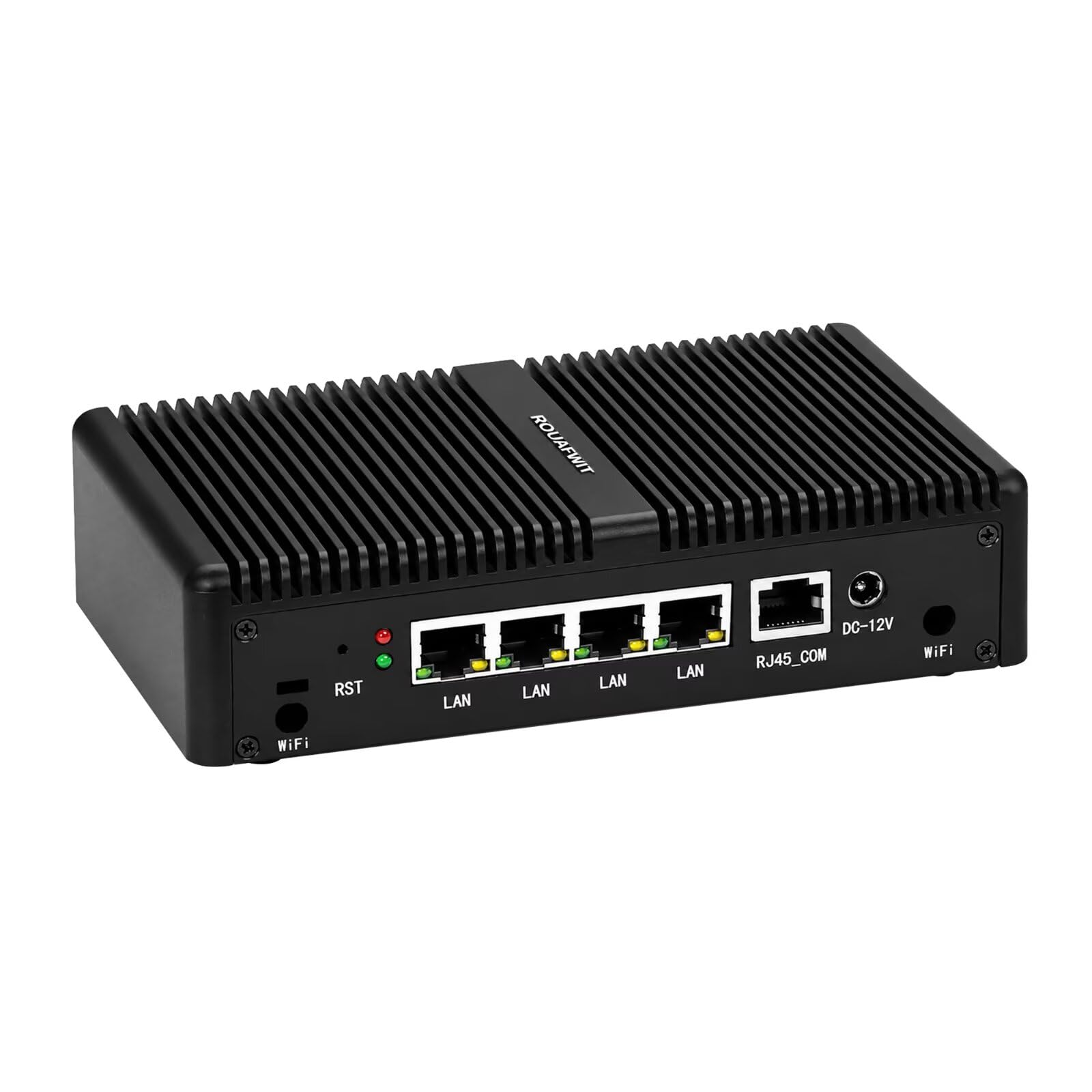 Firewall Fanless Mini PC J1900, 4x i210V 1GbE LAN, DDR3L 8G RAM 128G SSD