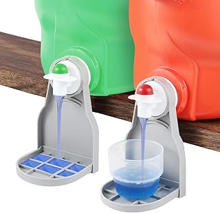2 Pack Laundry Detergent Cup Holder, Laundry Detergent Drip Catcher Fabric Softener Soap Dispenser Tray Catcher Laundry Detergent Organizer Laundry Room Decor and Accessories Keeps Room Tidy