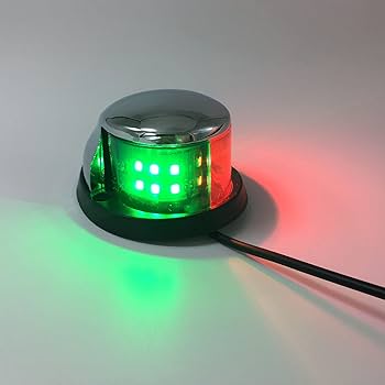 Amazon | LED 航海灯 赤＆緑信号灯 ナビゲーションライトボート