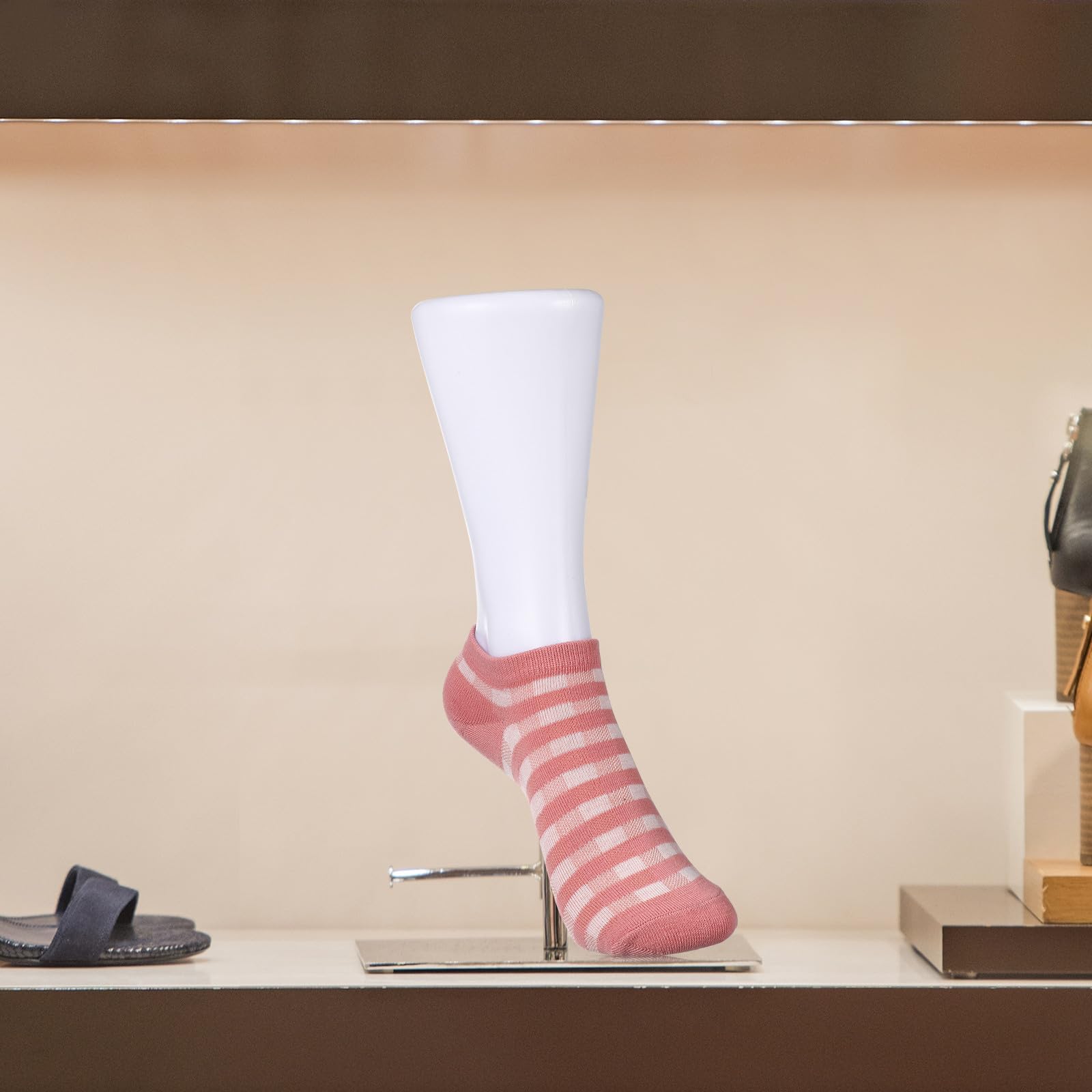 4 Pièces Chaussettes pour Accessoires De Modèle De Jambe Présentoir De Vêtements Vêtements Mannequin Bracelets en Plastique Chaussures Mannequin Chaussette Pied