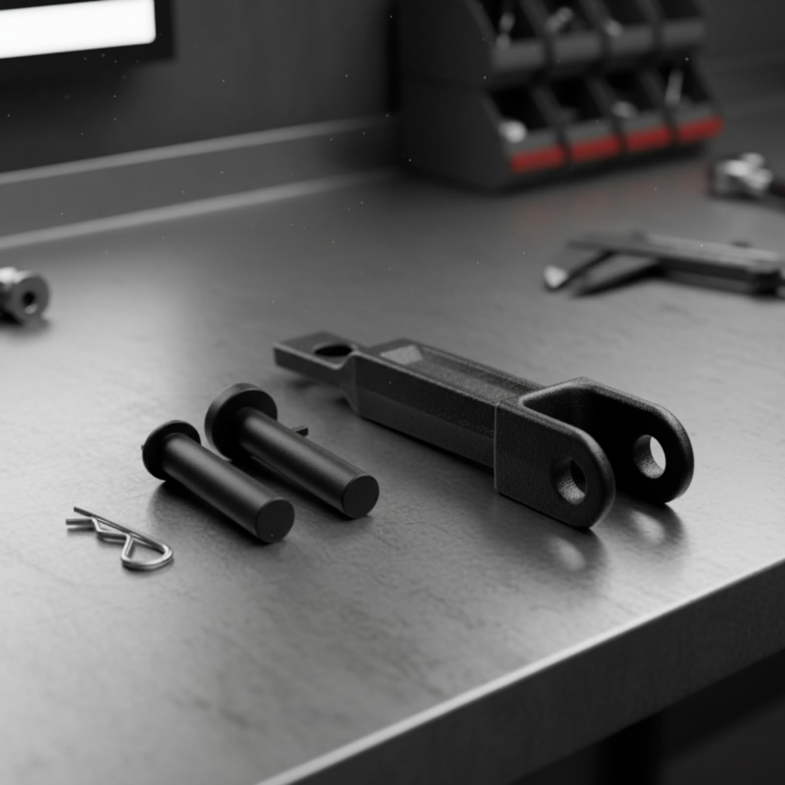 Gancio di Traino con Perno Professionale Gancio di Traino con Perno Trazione Facile da Installare Ferramenta per Camionisti, Meccanici, Officina