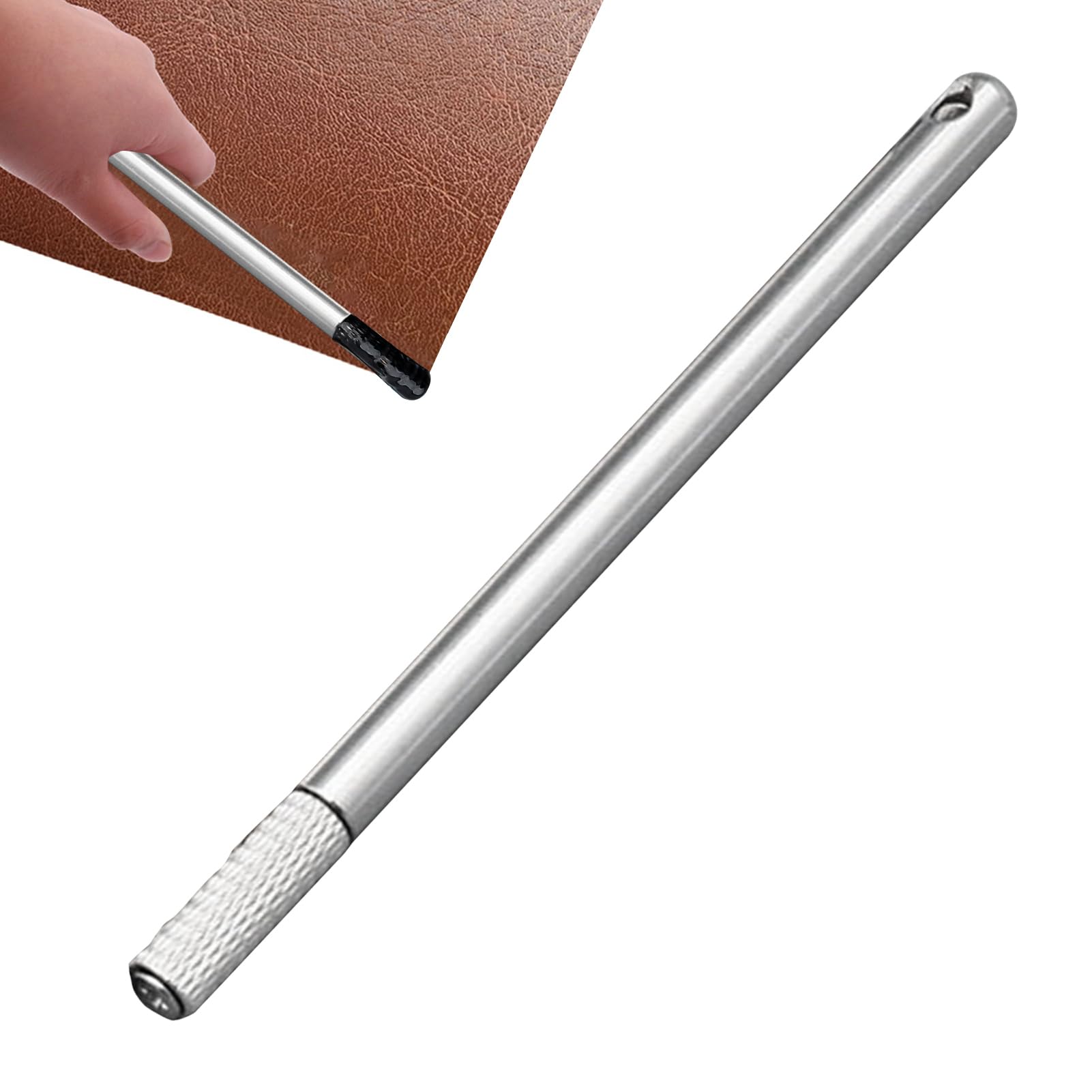 – Leather Edge Dye Pen Roller | Iron Leather Edge Dye Pen,Professional Ergonomic Smooth Rolling Painting Markers for Craft Working Handmade Crafts Repair Women Work Home