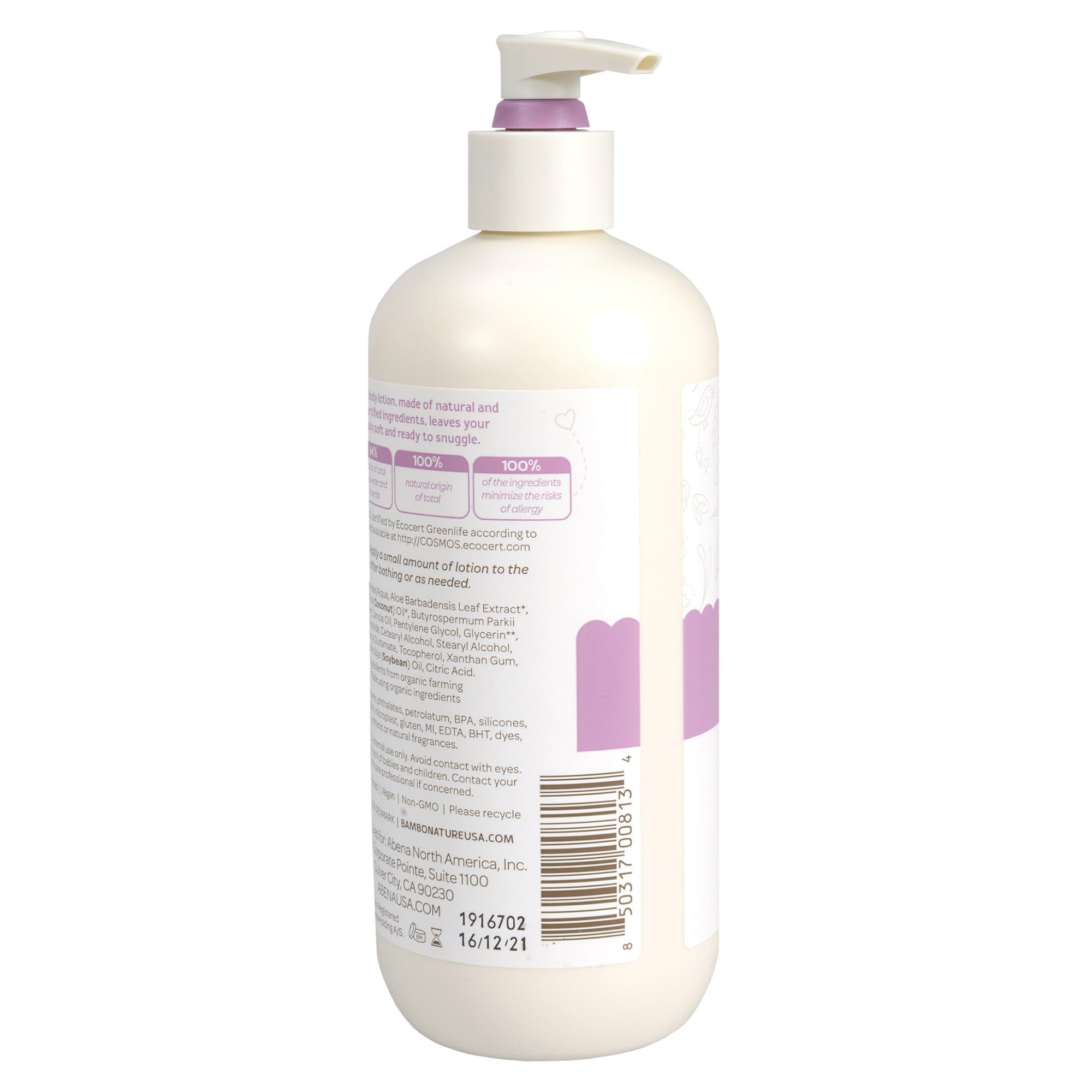 Bambo Nature Snuggle Time Body Lotion, 16.9 fl oz Bottle, 1 Count