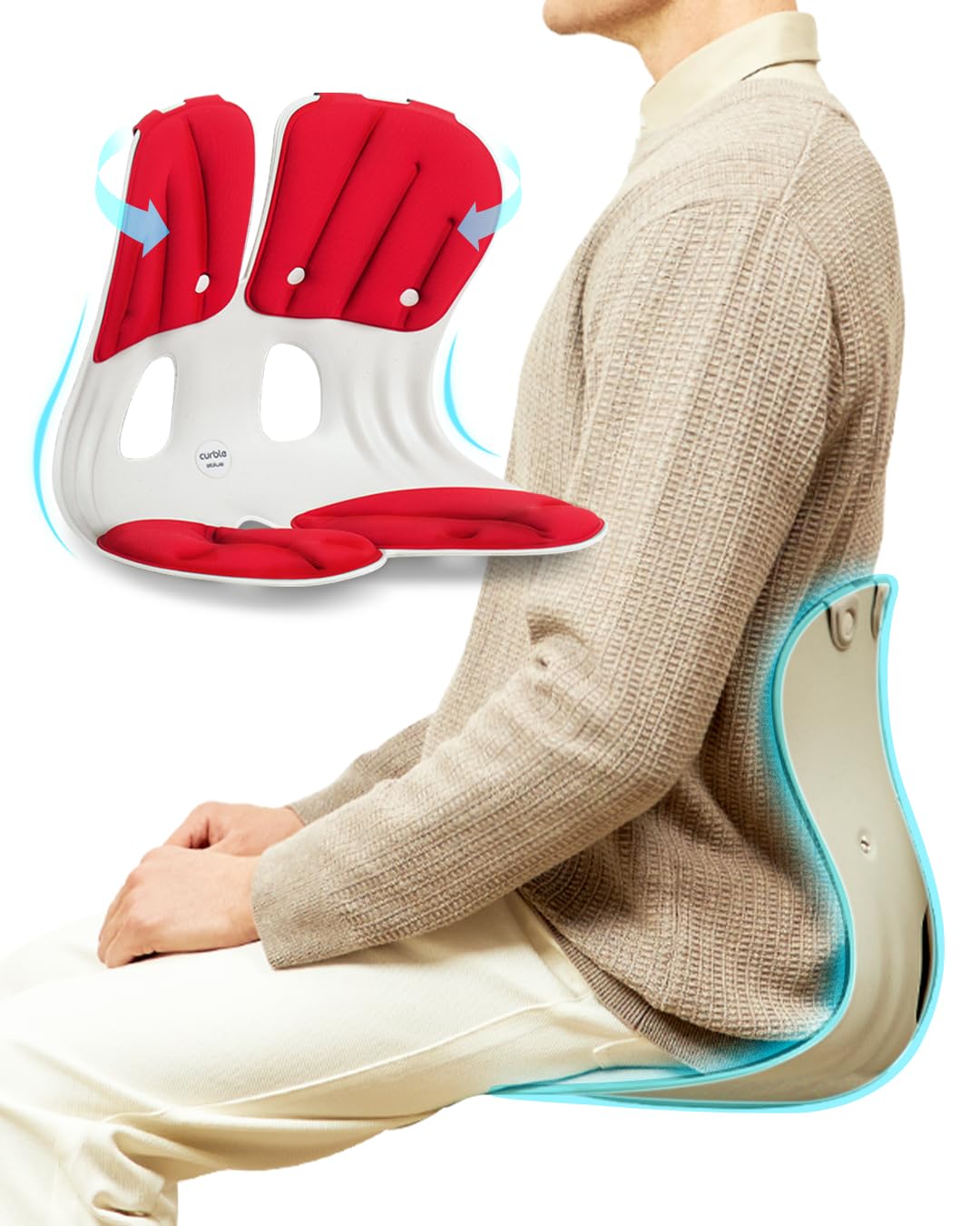 Amazon.co.jp: カーブルチェア グランド プレミアム 姿勢 骨盤 猫背  