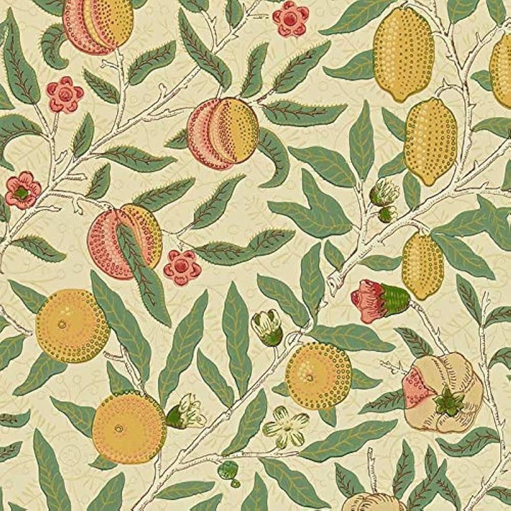 Amazon | ウィリアムモリス 壁紙 【フルーツ W1】 wr8048-1 クロス