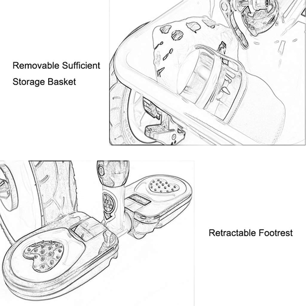 Three-Wheeled Trike, Three-Wheeled Bicycle for Kids, Outdoor Push Bike for Kids Aged 2-6, with Adjustable Push Rod, 3 Colors, 64x74x47cm (Color: Yellow)