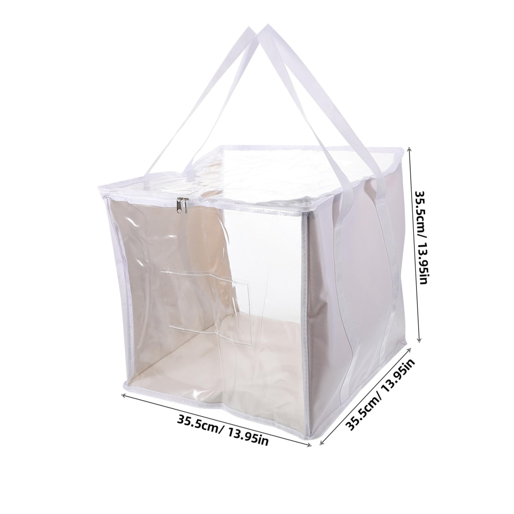 TOPPERFUN Toy Boxes for Kids Collapsible Pvc Storage Bags with Zipper for Game Organizer