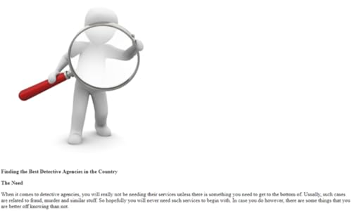 Finding the Best Detective Agencies in the Country