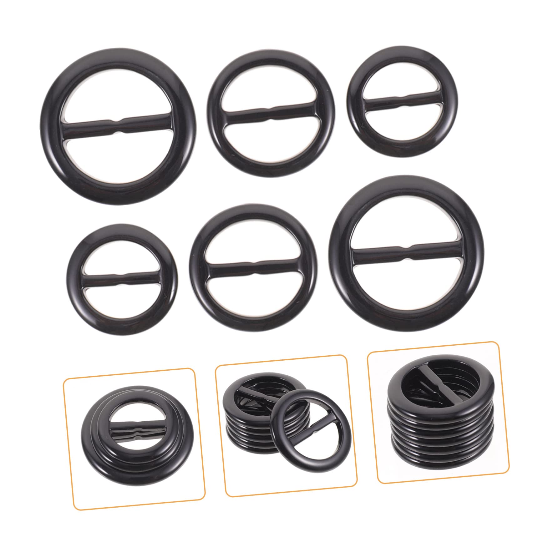 Tofficu 150stücke Teiliges Aus Resin Schalringen Halteclips Shirts Elegante Knotenringe Für Modeaccessoires Für Festliche Anlässe Und Alltag