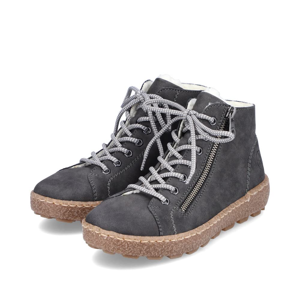 Rieker Donna Sneaker N1020, Signora Sneaker Basse,Soletta Removibile