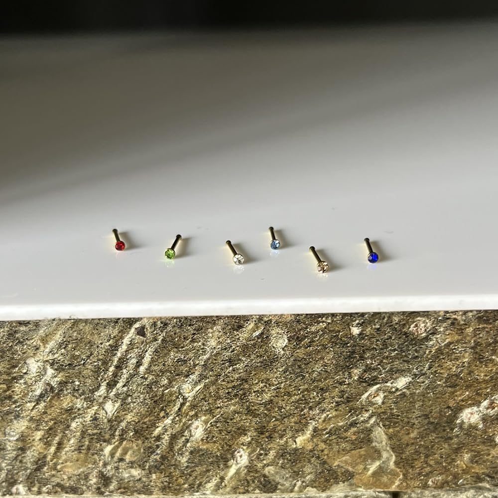 VIE Nose Ring Collection Box, 24 Pieces, Other Colour - Image 3
