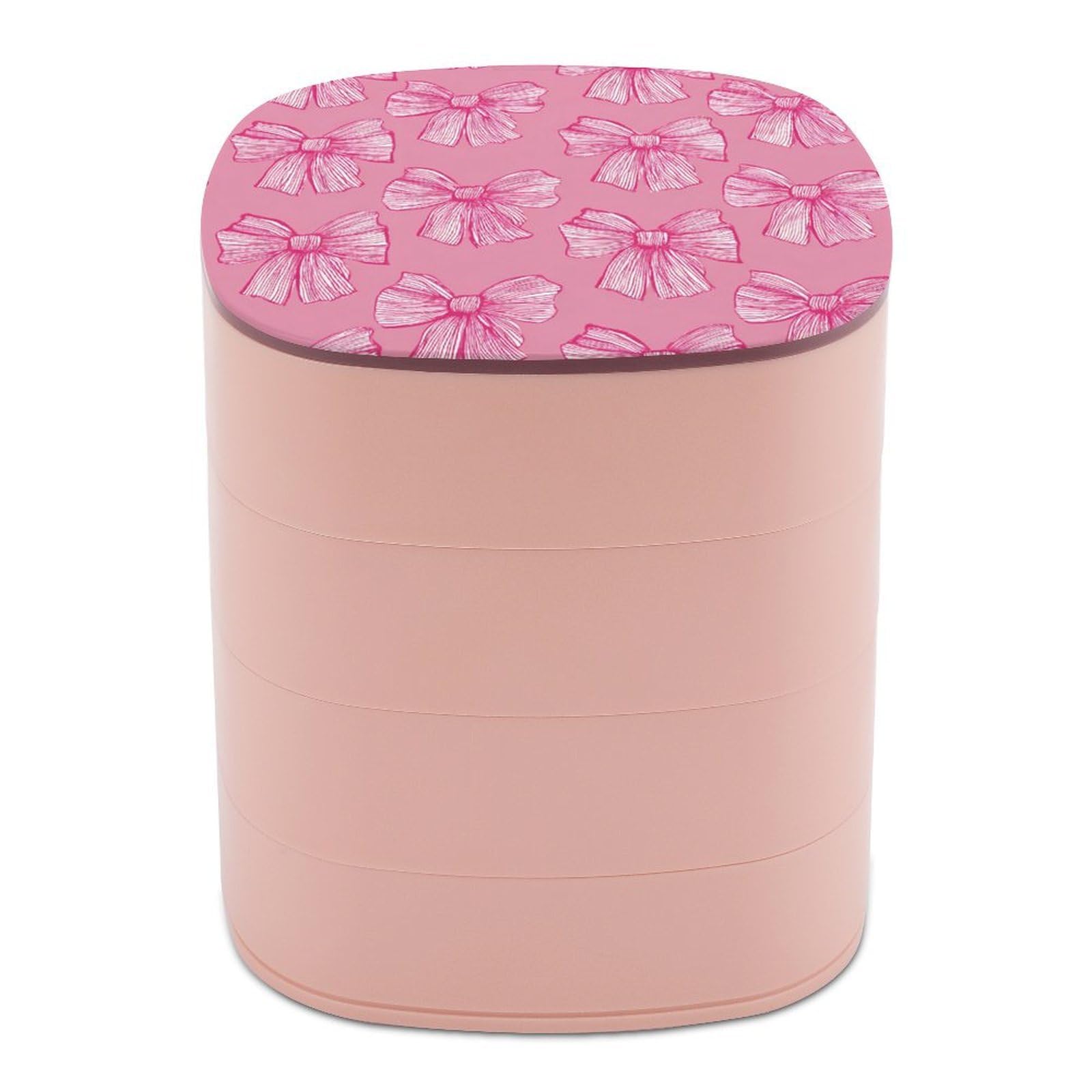 Organisateur de bijoux rotatif preppy pour sublimer votre coiffeuse