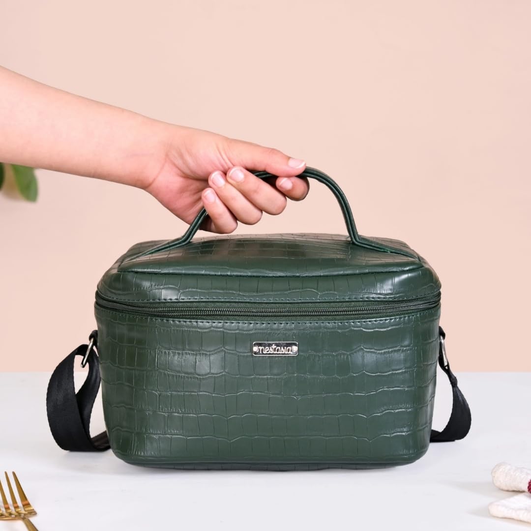 Nestasia Velvet Lunch Bag - Keeps Food Fresh! -13