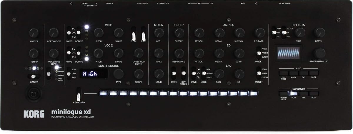 minilogue xd Module Polyphonic Analog Synth w/ 16-Step Sequencer