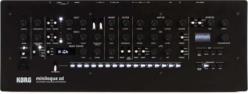 minilogue xd Module Polyphonic Analog Synth w/ 16-Step Sequencer