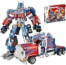 Galaxy Hi-Tech 2 in 1 Transforming Robot Architect Brick Toys 533+ Pieces Building Block - Super Hero Theme Blocks and Bricks - Robot, car Educational Engineering Construction Learning Toy for Kids
