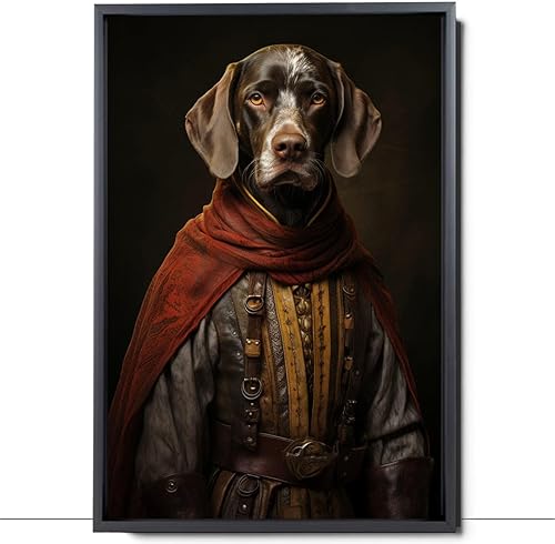 Miniatura 907 de Thuan Chow Chow Retrato de mascota con disfraz real de perro en un disfraz retrato de perro con vestimenta Retrato medieval de mascota retrato