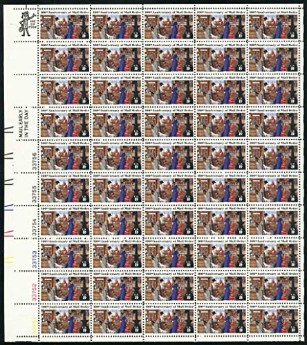 100th Anniversary of Mail Order Sheet of 50 x 8 Cent US Postage Stamps Scot 1468