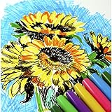 Pentel Arts Color Pen, Blue, Box of 12 (S360-103) – view 5