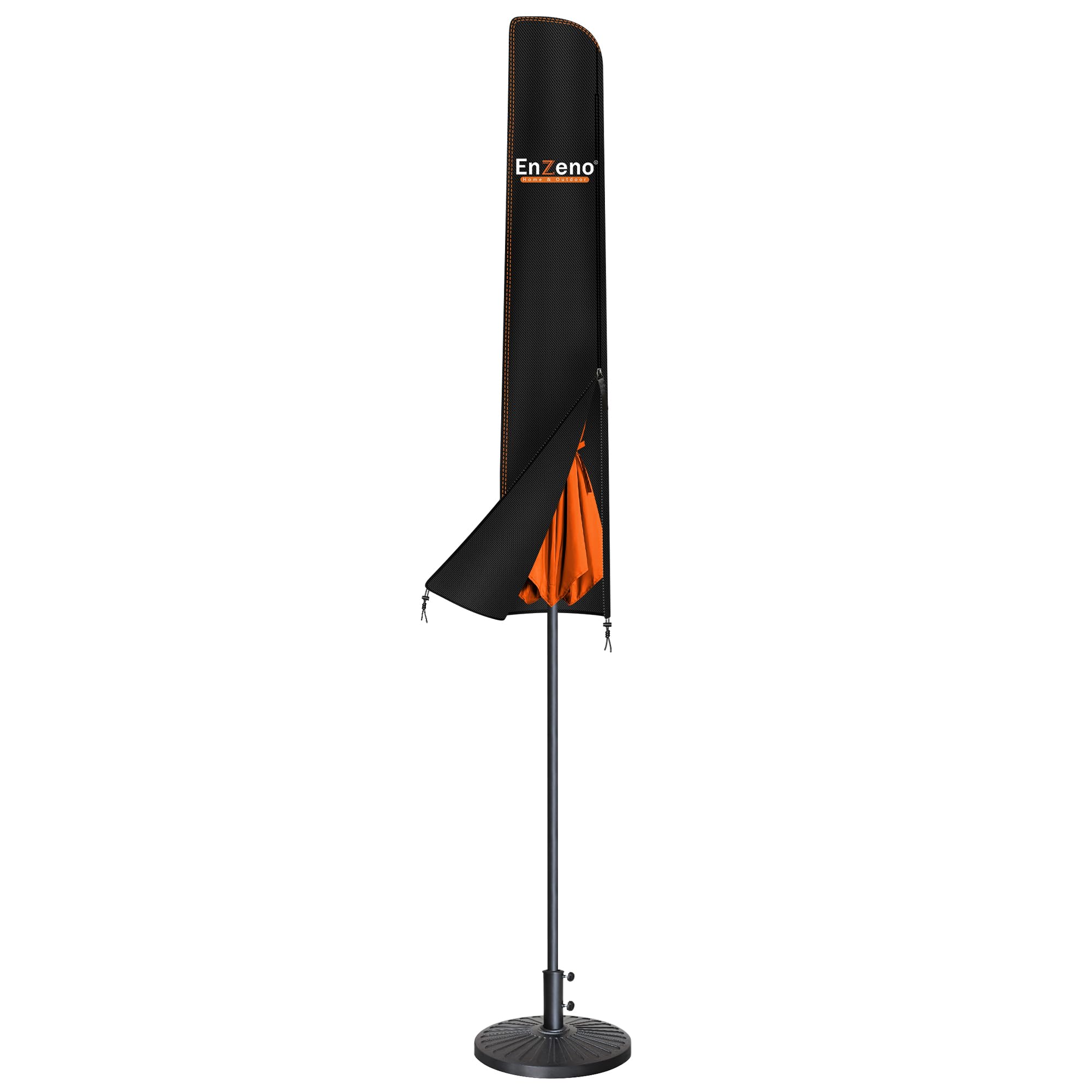 Enzeno Schutzhülle für Ø 200cm/200x125cm/ Sonnenschirm,140x26/28 cm Abdeckung wasserdicht für Gartenschirm,Abdeckhauben für Sonnenschirm mit wasserdichtem Reißverschluss