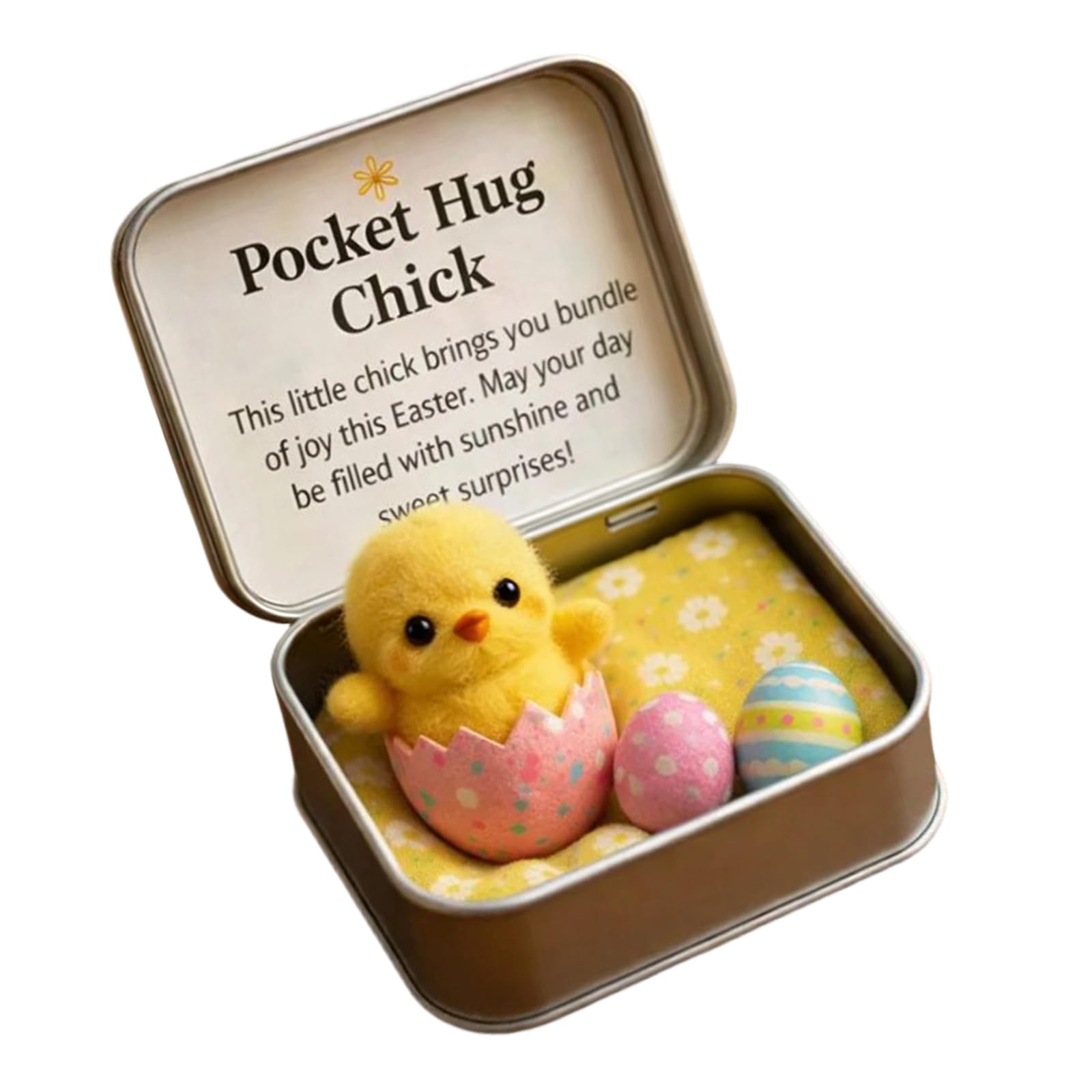 ZEPFJHE Rabbits Embracing a Box Wonderful Easter Gift Holders and Desktop Decoration Items Easter Basket