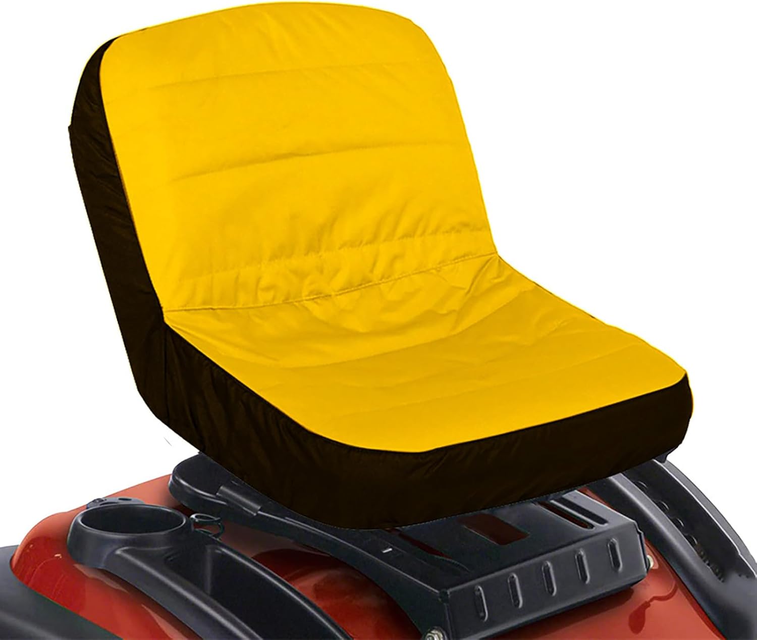 Riding Lawn Mower Seat Cover for John Deere ZTrak Z315E 2020-2026, Garden Tractor Cushion Seat Protector, Anti-Slip for Tractors & Zero-Turn Mowers,B Yellow