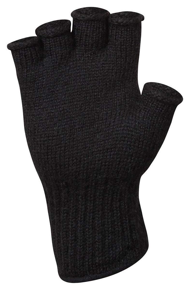M MCGUIRE GEAR GI Wool Fingerless Gloves, Half Finger Outdoor Tactical Glove Insert - Ski Glove Insert Made in USA