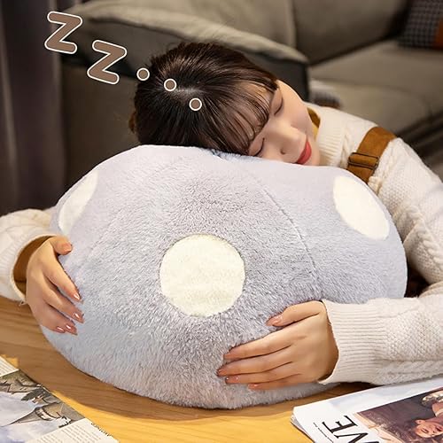 Miniatura 4 de Hermosas almohadas coloridas de hongos, almohadas cómodas para el sofá (19.6 pulgadas, gris)