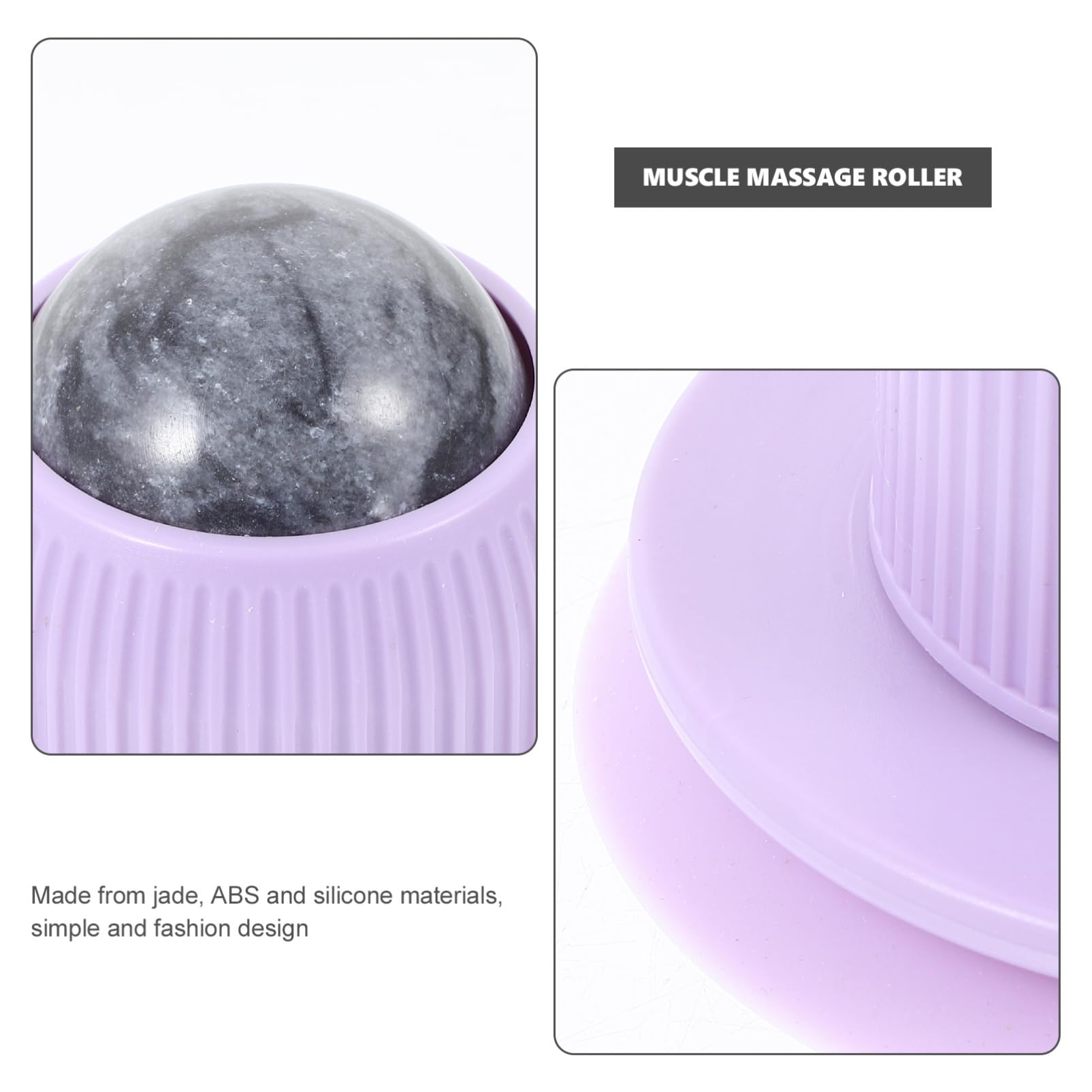 Ipetboom 4pièces Massage Cup Roller Boule De Massage Relaxante Pour Muscles Fatigue Compact Et Portable Pour Épaules Cou