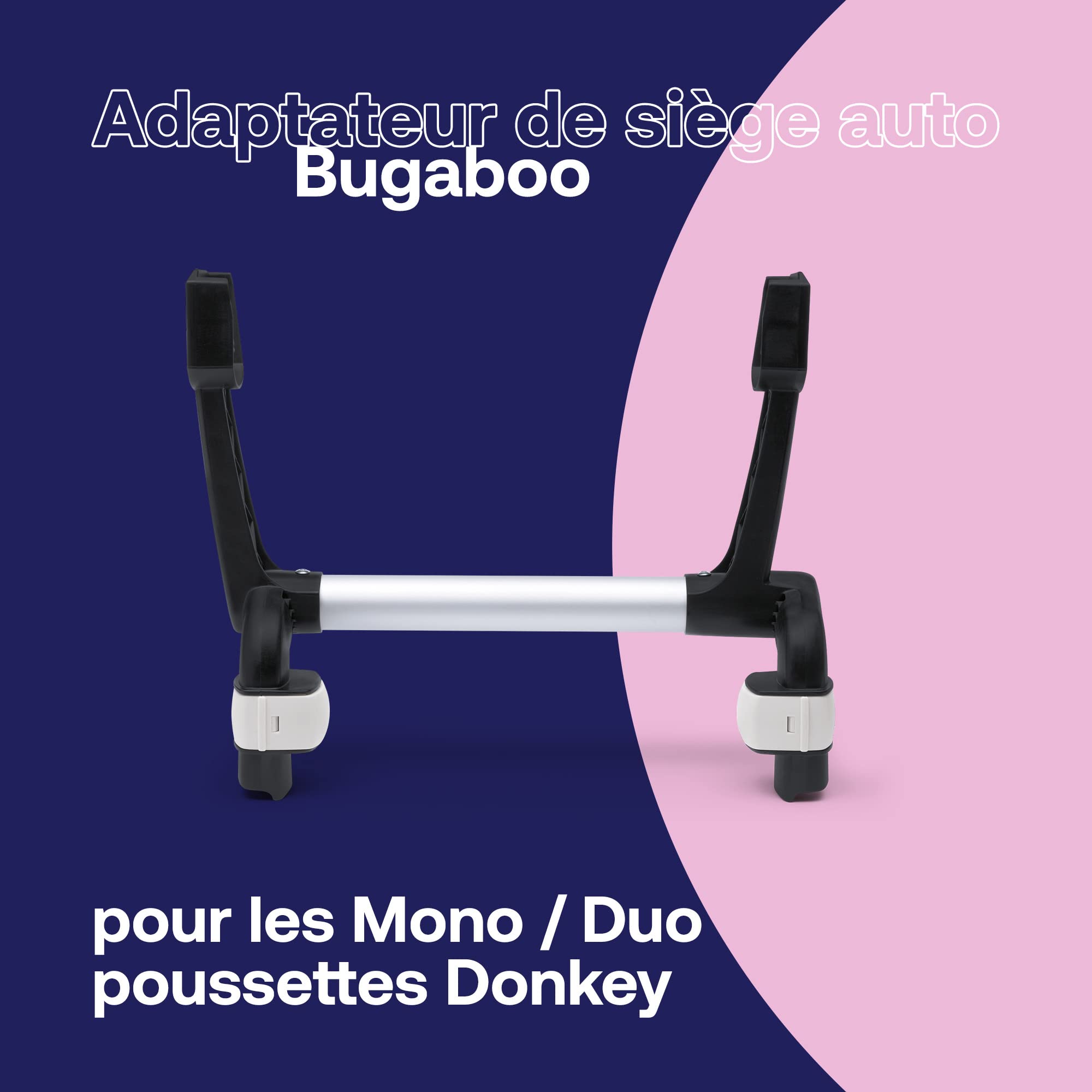 Bugaboo – Donkey Mono/Duo Adaptateur pour siège auto Britax-Römer Gris foncé