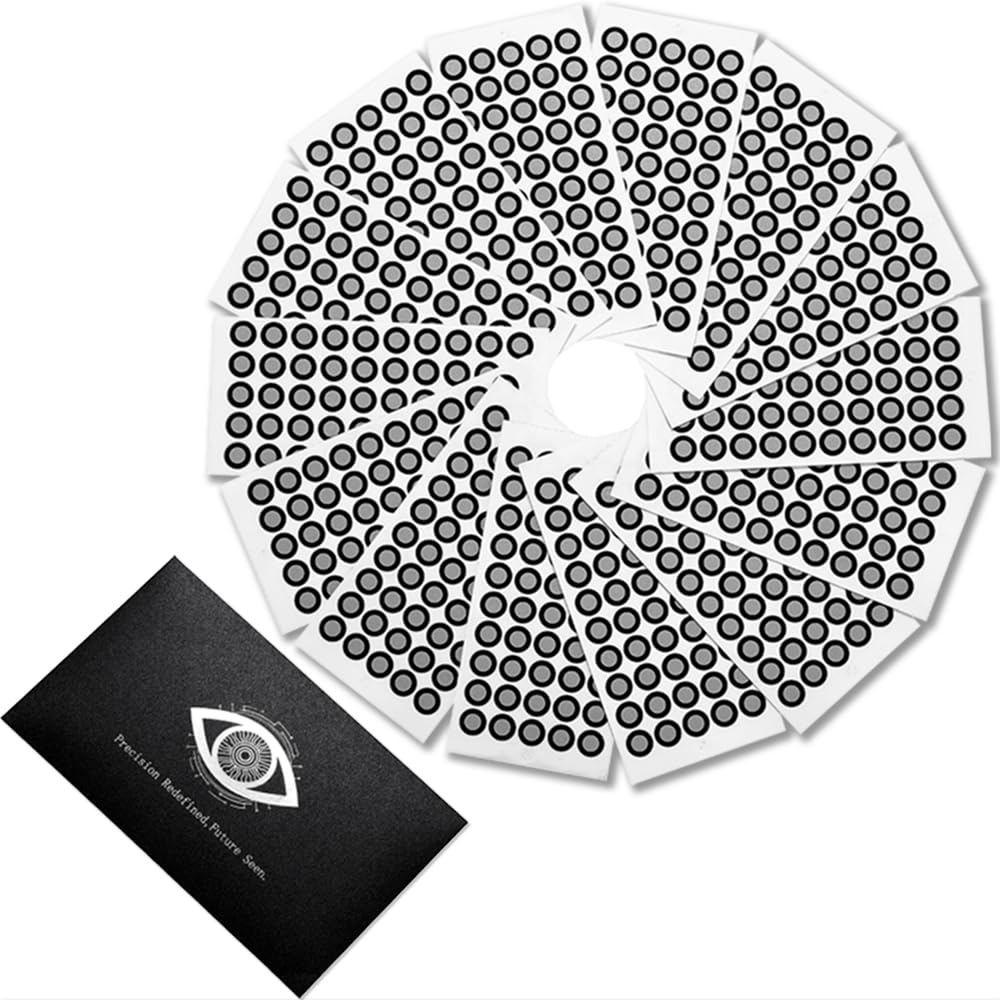 700 Dots 6mm 3D Scanning Markers for 3D Scanner, High Precision Tracking & Positioning Dots for 3D Scan, (14 Sheets)-image-42