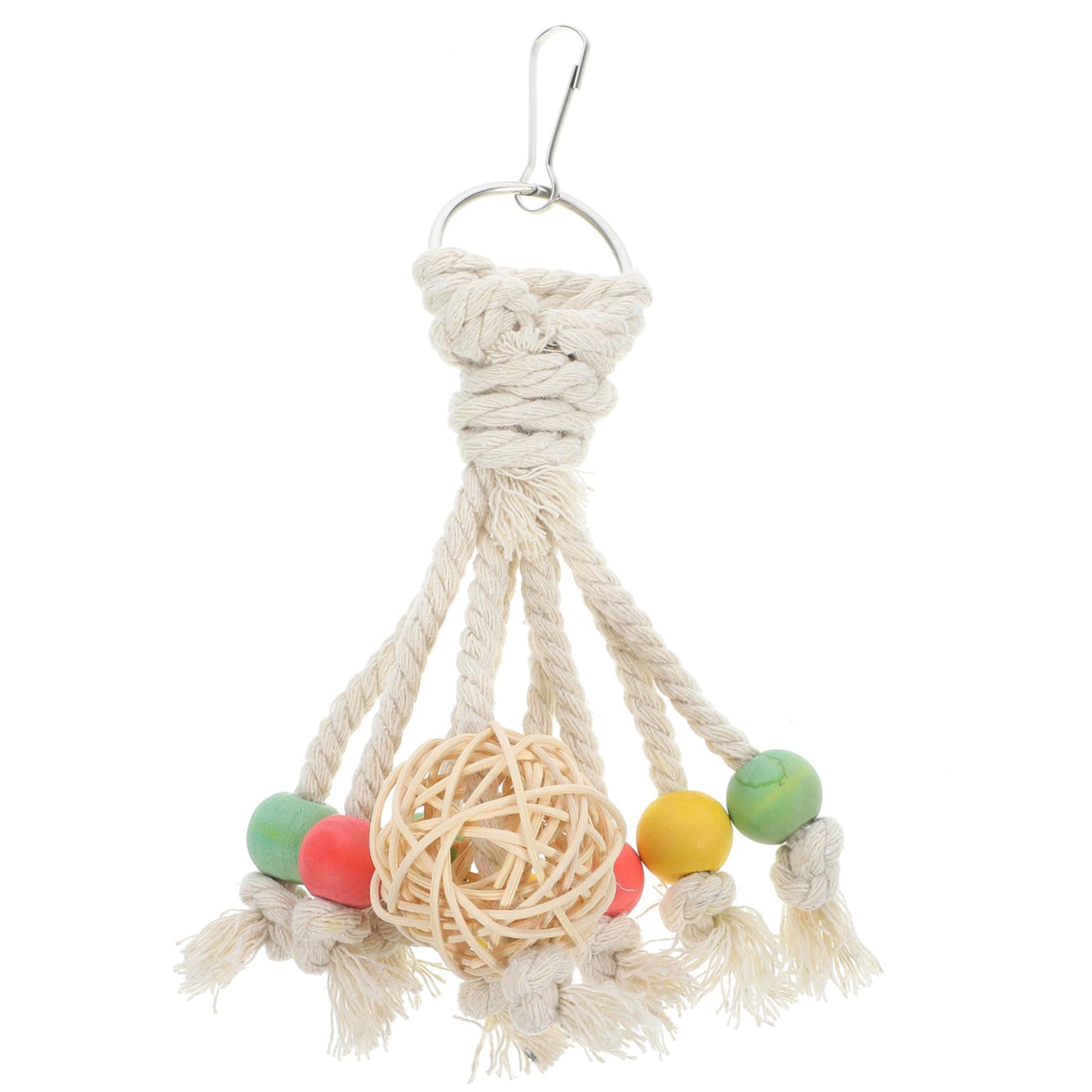 GALPADA Bird Chewing Hanging Foraging for Parakeets and Parrots and Material Bird Cage Ornament Engaging Shredding Activity for Cockatiels