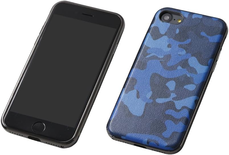 Deff DEEF iPhone 8/7 UNIO Soft Leather Case Camouflage Deep Sea