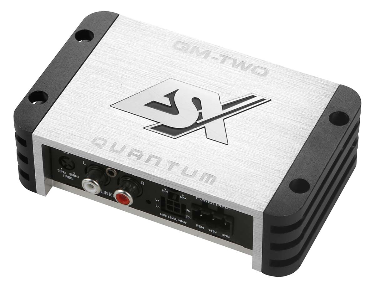 ESX QM-TWO V2 QUANTUM | 2-Kanal Class D Mini Digital Verstärker 600 Watt Max. Ausgangsleistung