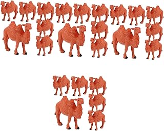 Toyvian 24 Peças Mini Simulação Camelo Crianças Cartola Brinquedo Para Crianças Brinquedos Femininos Figuras De Ação Mini Estatuetas Animais Estátuas Pvc Estátua De Camelo Estatuetas De