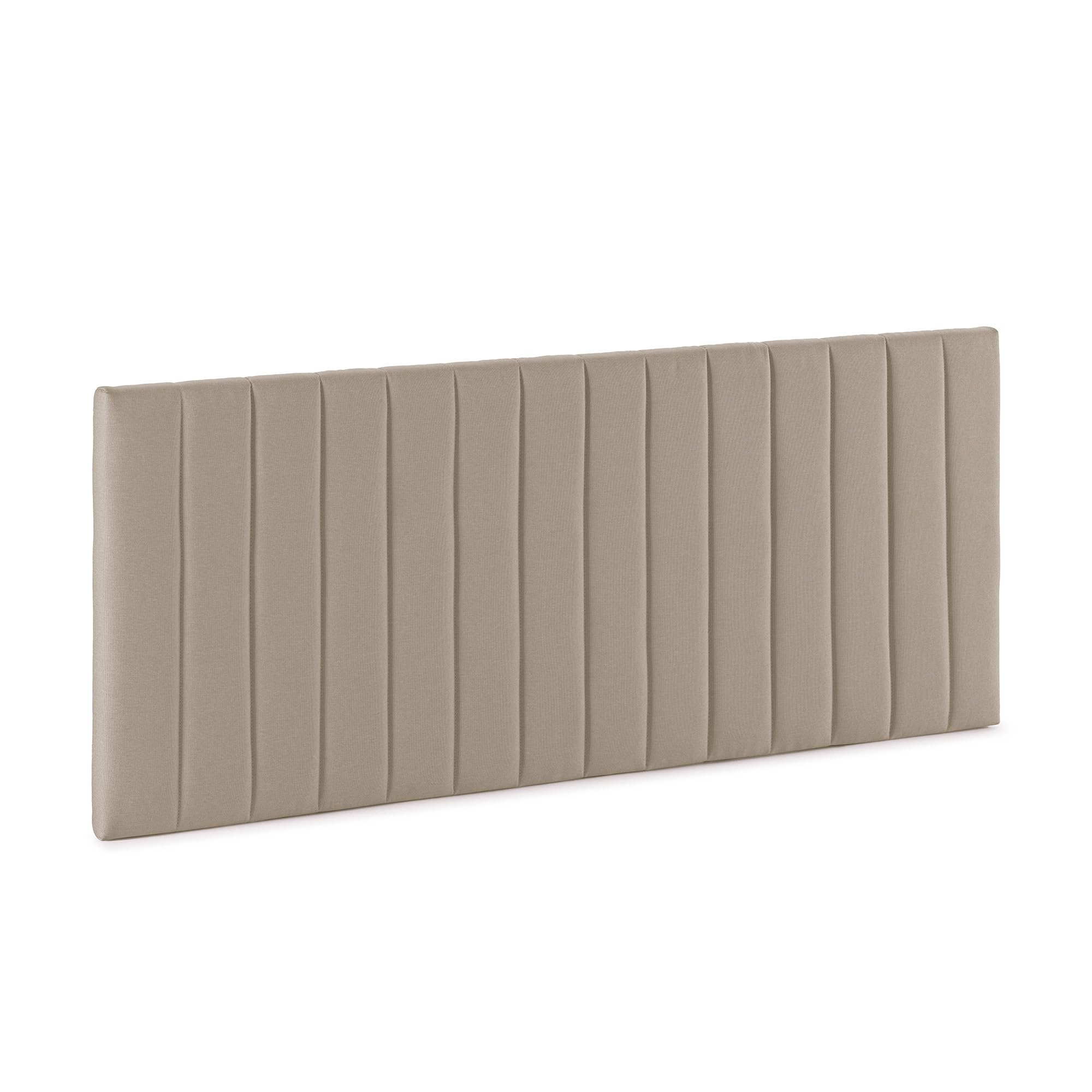 HOMN LIVING Cabecero Eris tapizado en Tela Beige 140x60 cm, Incluye Herrajes y Tornillería