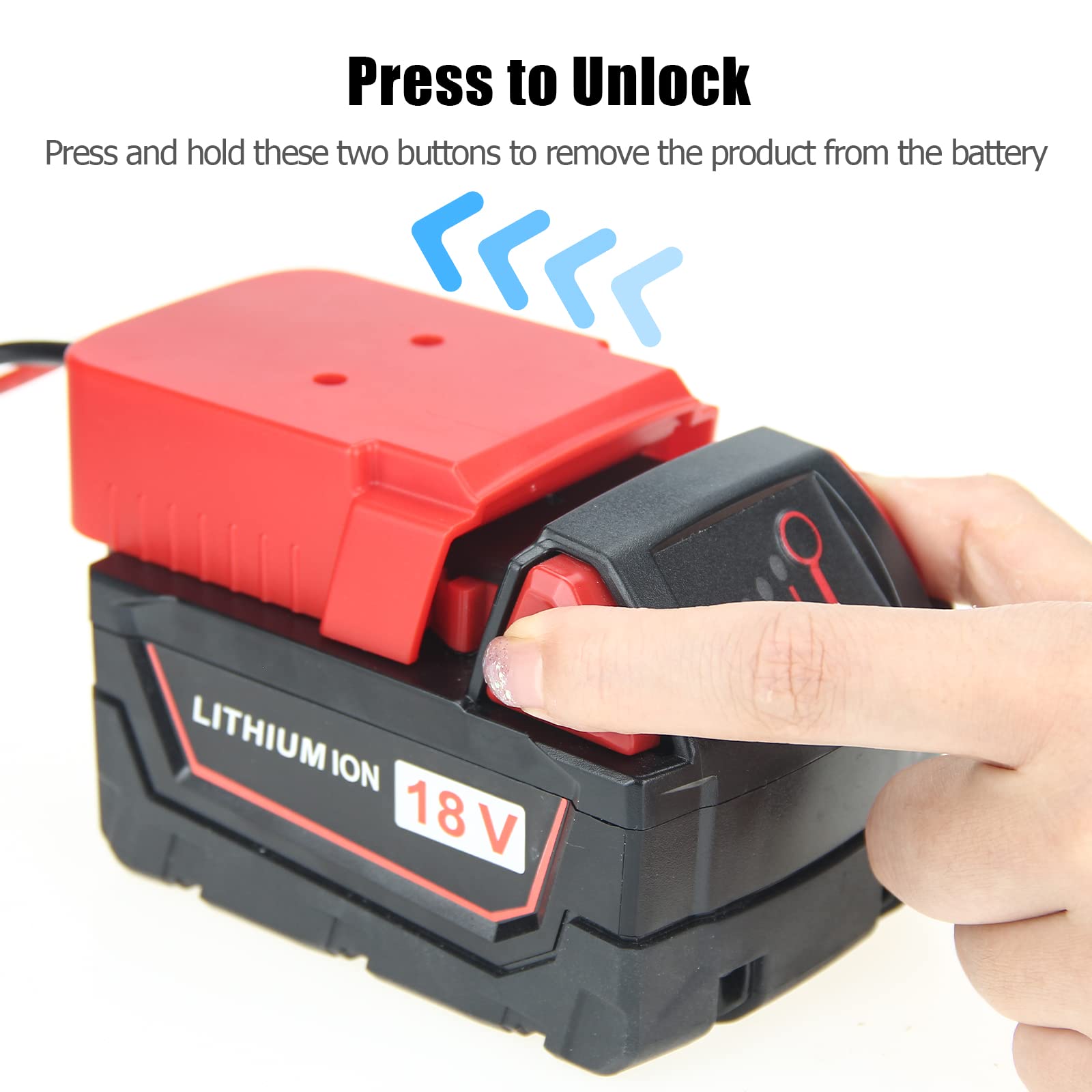 M18 Battery Adapter Power Wheels Adapter For Milwaukee,M18 18V