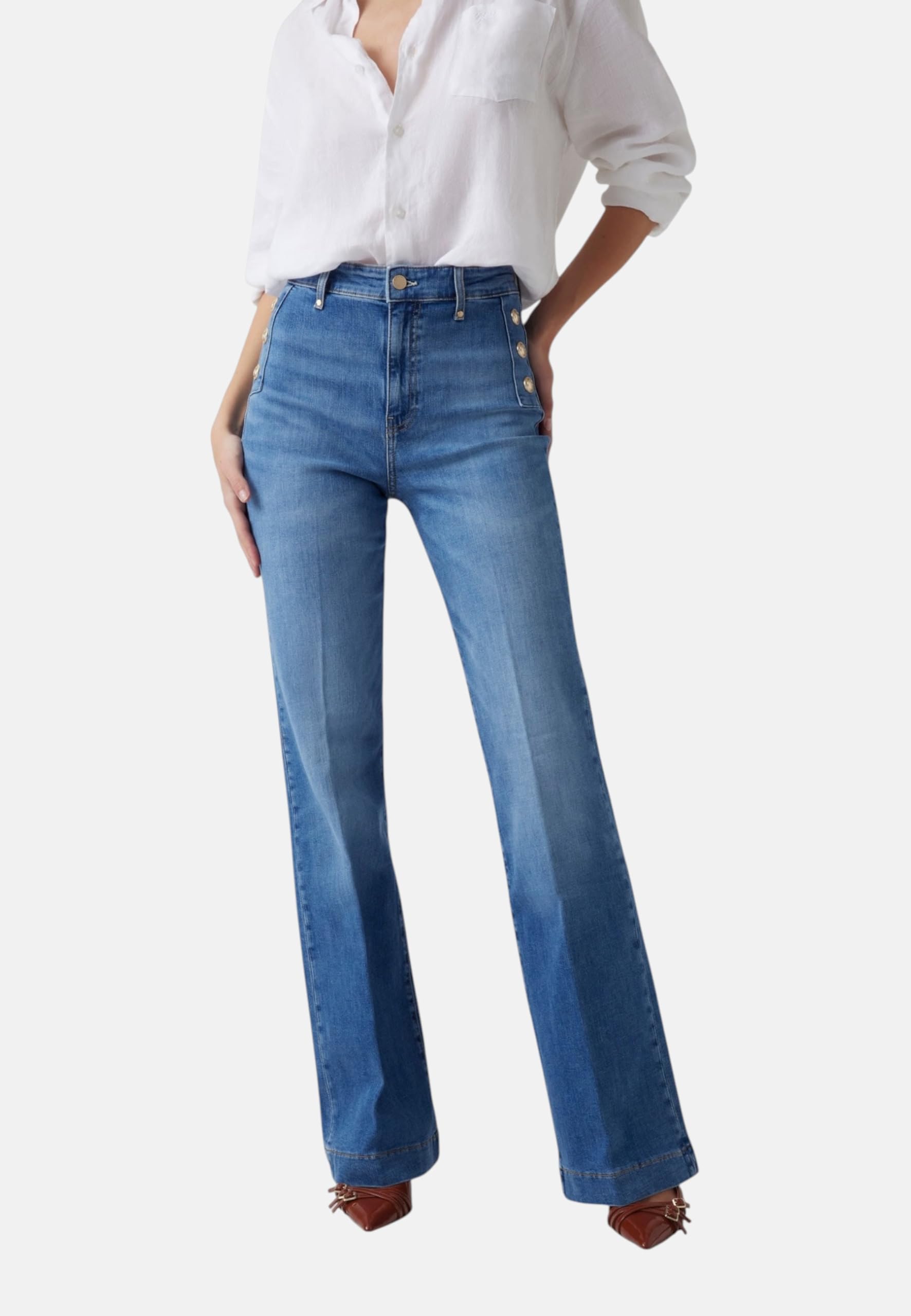 GUESS Jeans Donna New Faye in Cotone W5GA0PD5Q01