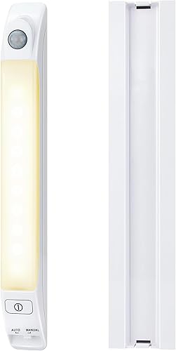 Luz LED con sensor de movimiento para interiores, barra de iluminación de armario de 10 LED con pilas, luz de estante, luz debajo del gabinete, luz disponible en Yaxa Costa Rica