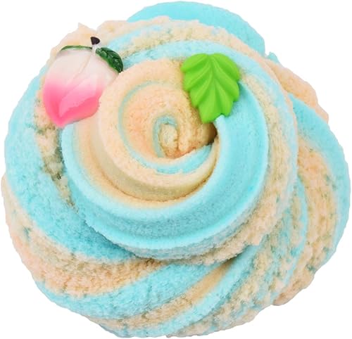 Miniatura 3 de Paquete de 2 slimes de algodón de hoja de menta, melocotón y nube, supersuaves y antiadherentes, para niños y niñas