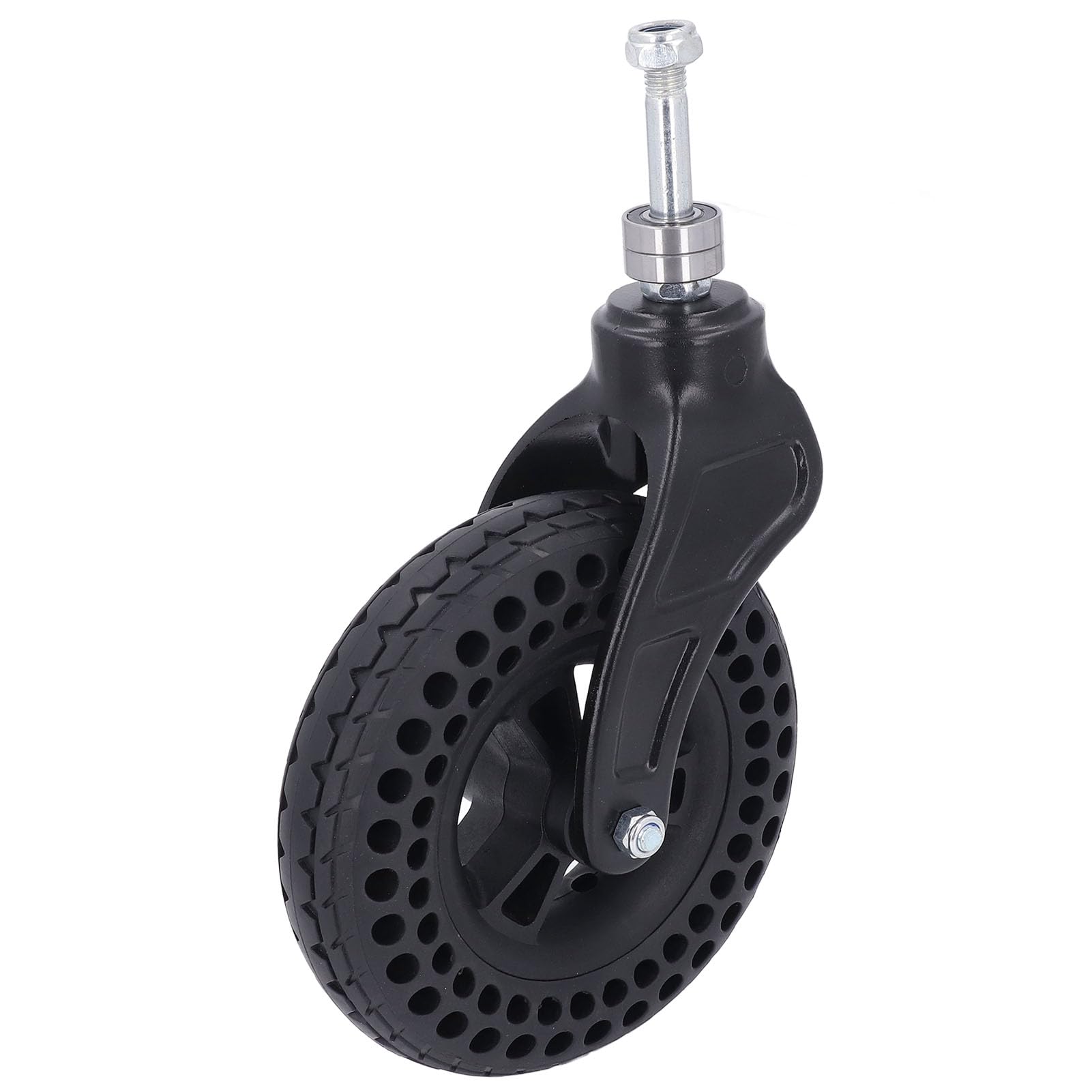 ZGUOUZANTYE 7 Inch TPE Rubber Caster Wheel for Trolley Cart