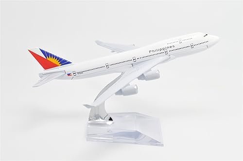 Miniatura 5 de TANG DYNASTY (TM 1400 6.3 in B747-400 Philippine Airlines Metal Avión Modelo Avión Modelo Avión de Juguete