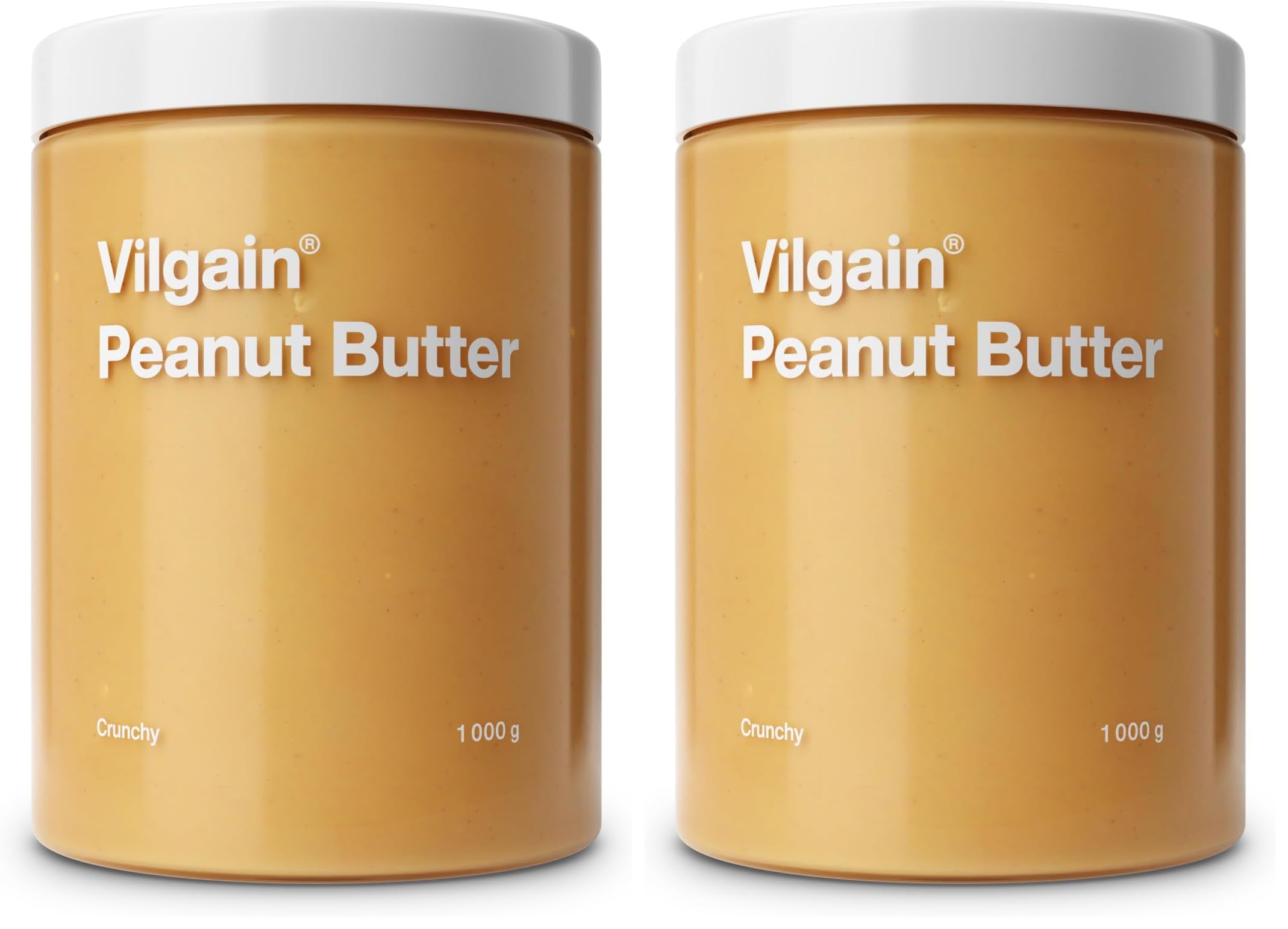 Vilgain BIO Erdnussbutter 1kg – 100% natürlich, ohne Zucker & Palmöl, vegan, crunchy, reich an Eiweiß & Vitaminen, Bio-Qualität, ideal für Brotaufstriche, gesunde Rezepte & Snacks (1000g, Knusprige)