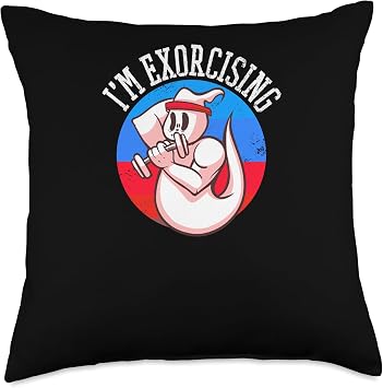 Funny Bodybuilding Throw Pillow