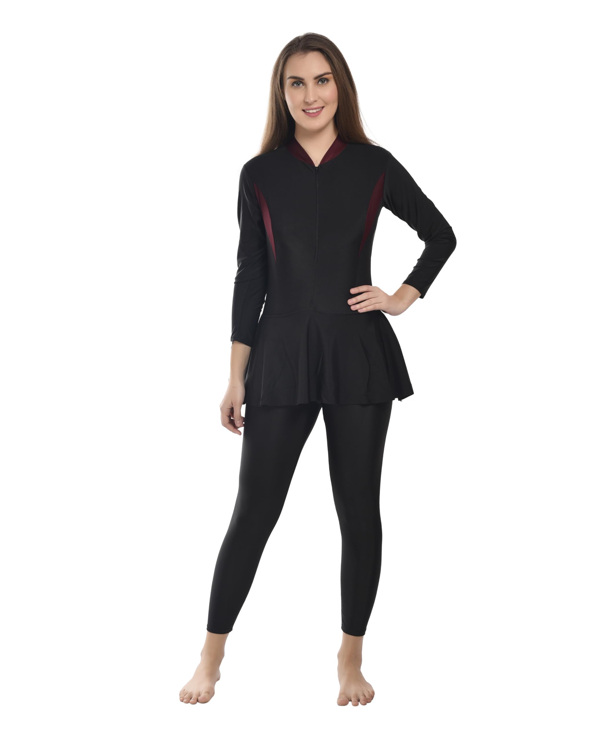 i-swim Swimming Costume for Womens & Girl's | Material: High GSM Polyester Spandex Fabric | Stretchable Swimwear | Breathable Fabric & Hypoallergenic-picture-20